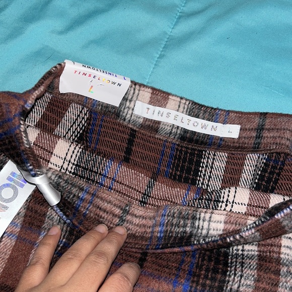 Tinseltown Plaid Skirt - Picture 2 of 5